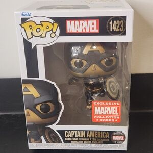 Funko Pop Captain America #1423 Collector Corps Exclusive 85th Anniversary